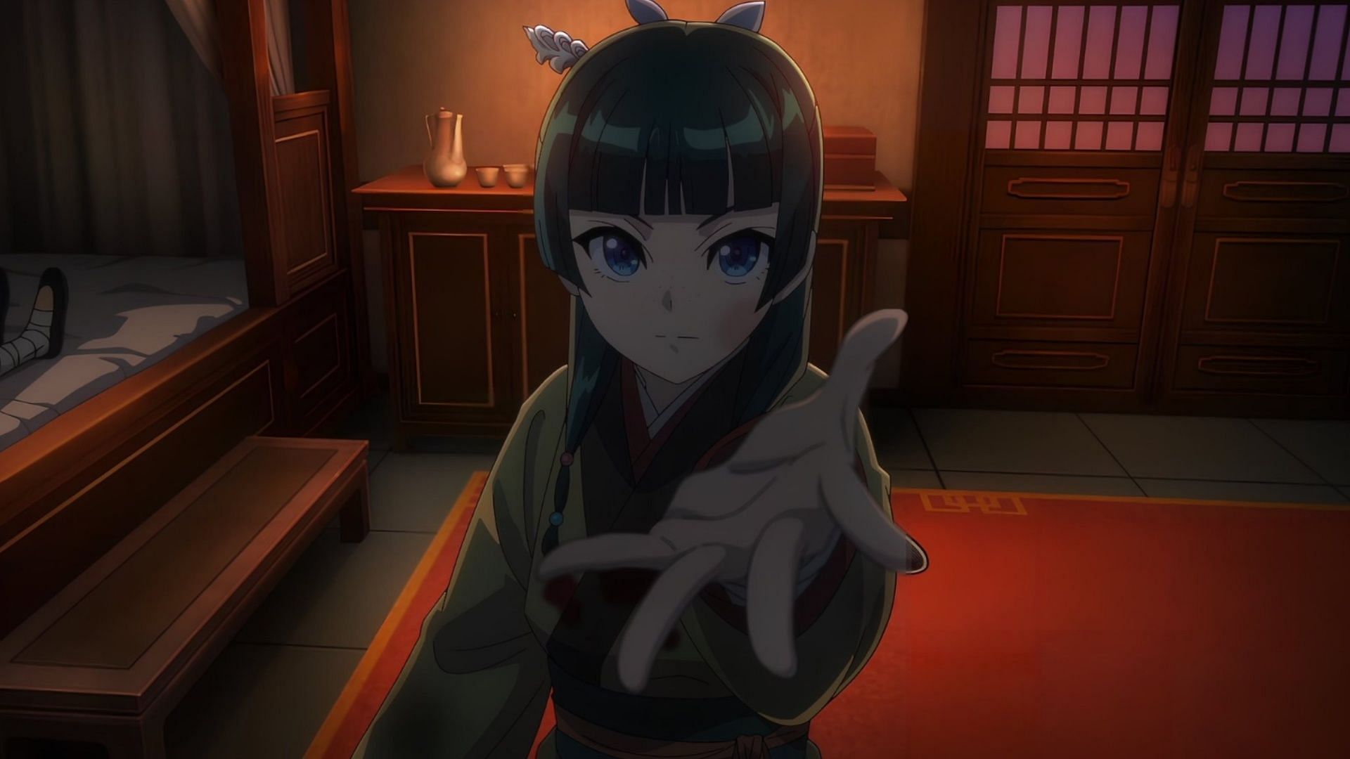 Maomao as seen in The Apothecary Diaries season 2 episode 22 (Image via OLM / TOHO Animation)